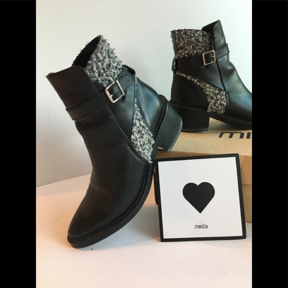 Miista angle high bootie